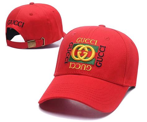 red ny gucci hat|Gucci caps for men.